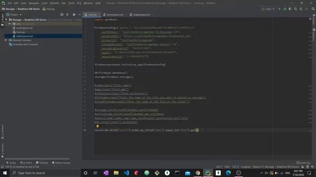 Firebase Realtime Database and Cloud Storage Python tutorial: Combine the two features [part2] смотреть онлайн