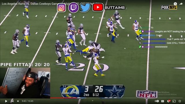 REACTING TO Los Angeles Rams vs. Dallas Cowboys Game Highlights | NFL 2023 Week 8(REACTION) смотреть онлайн