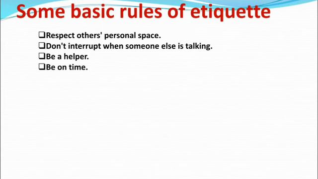 Etiquette and Manners смотреть онлайн