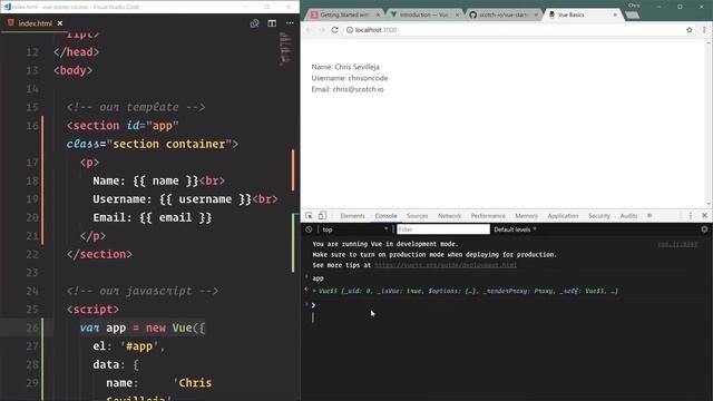 Getting Started with Vue.js: #6 Vue Basics смотреть онлайн