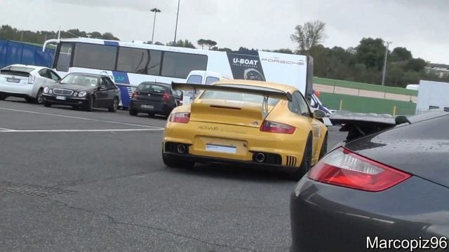 Modified Porsche 997 GT2 with GT3RS BodyKit! смотреть онлайн