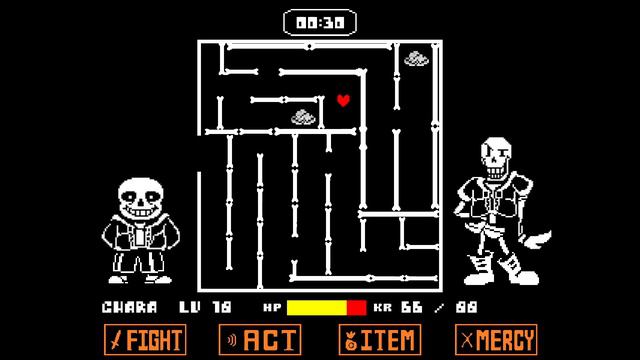 Undertale Help from the Void Phase 1 No-Heal смотреть онлайн