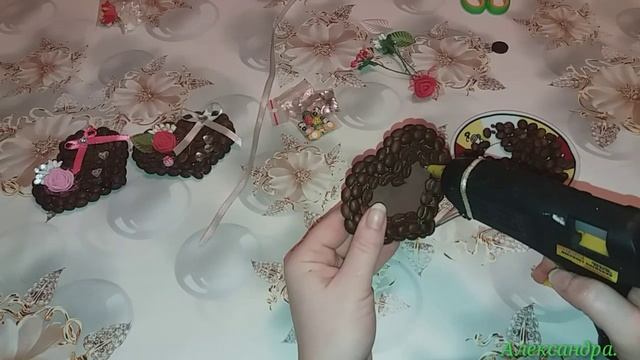 #Валентинка своими руками//Valentines day//Валентинка с кофе своими руками//МК//Diy// смотреть онлайн