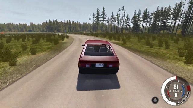 BeamNG.drive - Moskvich-2141 1986 - Car Show Test Drive Crash . 4K 60fps. смотреть онлайн