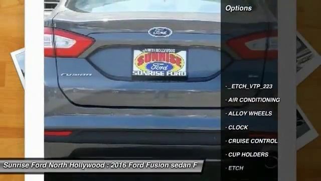 2016 Ford Fusion North Hollywood,Los Angeles,San Fernando Valley,Glendale,Burbank M60245T смотреть онлайн