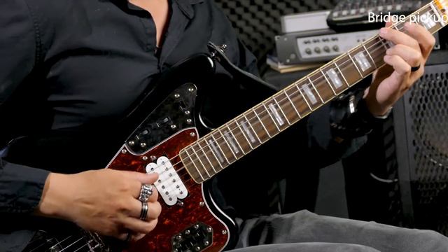 Squier Classic Vibe '70s Jaguar moddet with humbuckers смотреть онлайн