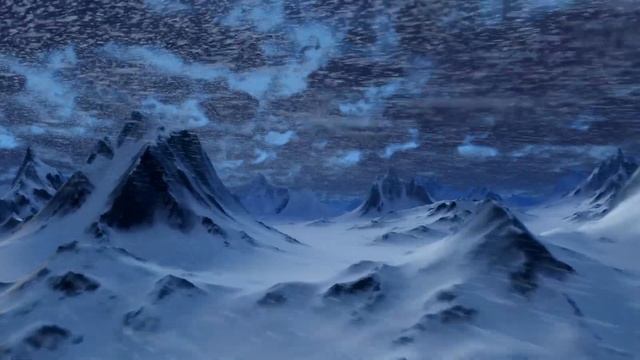 Снег и ветер - 3D проекционные видеодекорации для сцены смотреть онлайн