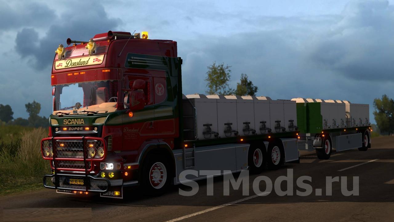 Scania R560 Donslund + Trailer смотреть онлайн