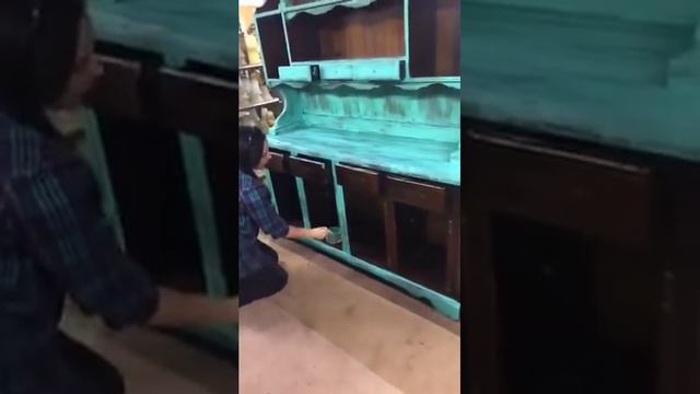 Giving Brownie Frownie Furniture New Life! How To Paint That Hutch You Are Not In Love With Anymore