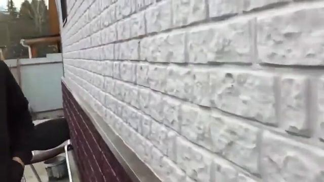 Фасадная утеплительная плитка, дом в Солнечногорском районе.