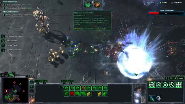 StarCraft 2 Co Op Jim Raynor Brutal Mastery Lv.69 -Lock & Load- With Karax смотреть онлайн