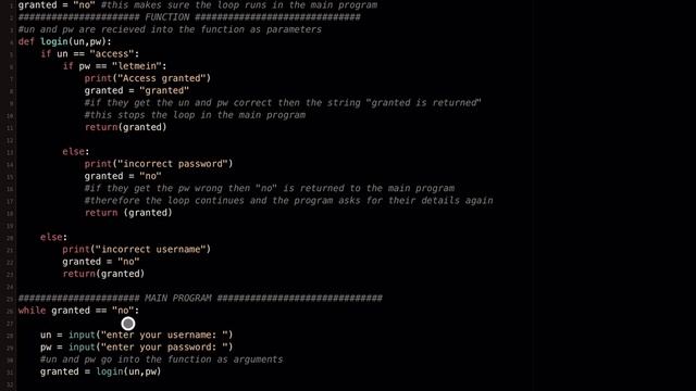 How to use Functions in Python - log in program смотреть онлайн