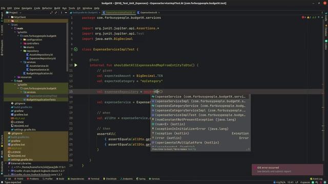 (010) Kotlin, JUnit5, MockK, Testy Jednostkowe смотреть онлайн