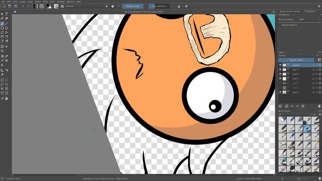 How I Draw Simple Hair and Beards - Digital Art Tips / Tricks - Krita Tutorial | TutsByKai смотреть онлайн