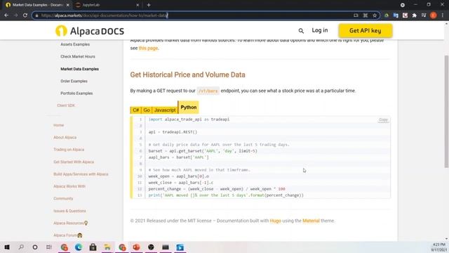 Alpaca API Documentation Review [Python Interactive Algorithmic Trading Assistant with APIs] смотреть онлайн