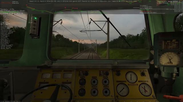 ZDSimulator - ПНМ  2тэ10у-0458/Чс7-164  №2335/199 Участок: Вязьма - Смоленск и Днепр - Лозовая
