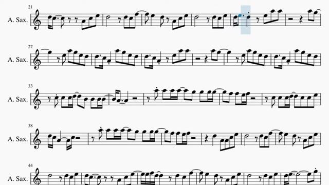 Alto Sax Sheet Music: How to play Take My Breath by The Weeknd смотреть онлайн