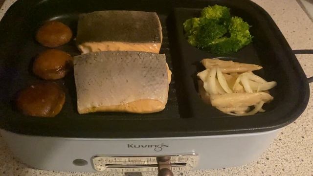 Kuvings MultiGrill - Test grillowania steku z łososia смотреть онлайн