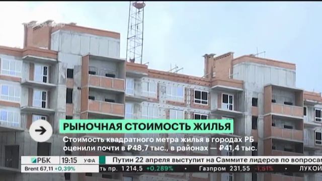 Стоимость квадратного метра жилья в городах РБ оценили в 48,7 тыс. руб., в районах - 41,4 тыс. руб. смотреть онлайн