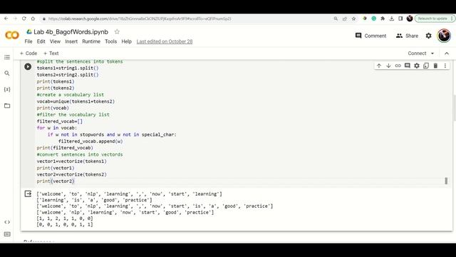 NLP - Bag of Words concept - Python Demo using NLTK смотреть онлайн