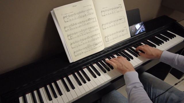 Mozart - Andante KV 15mm - EASY version (amateur playing on piano Casio PX-870) смотреть онлайн