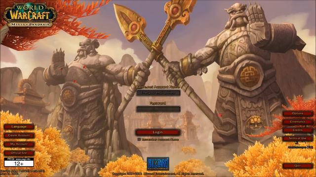 Mists Of Pandaria Login Screen Music смотреть онлайн