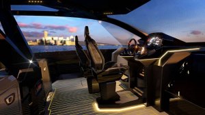 Яхта Ламборджини. Полный обзор на яхту в стиле суперкара.