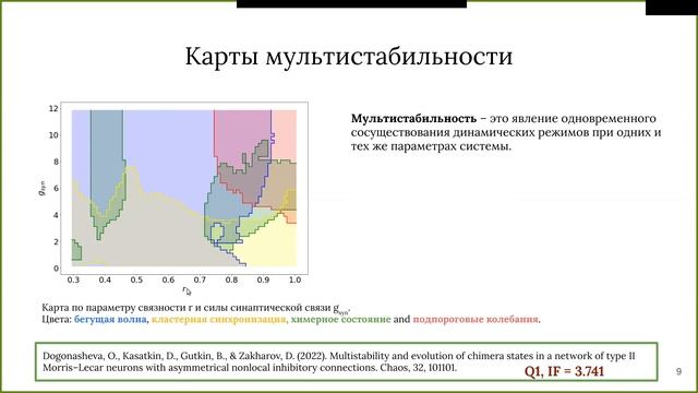 Моделирование процессов отклика нейронных ансамблей мозга на эндогенную и эксогенную нейромодуляцию смотреть онлайн