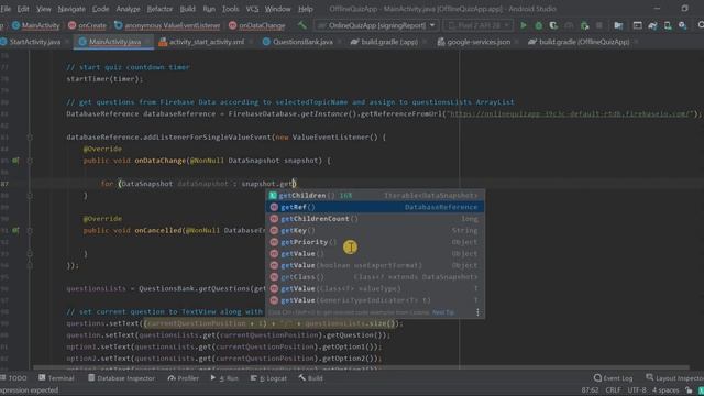 How to create Online Quiz Application using Firebase Realtime Database | Quiz Application Tutorials смотреть онлайн