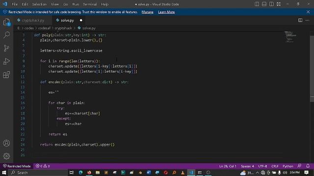 Solving Cryptohack Register cipher using python смотреть онлайн