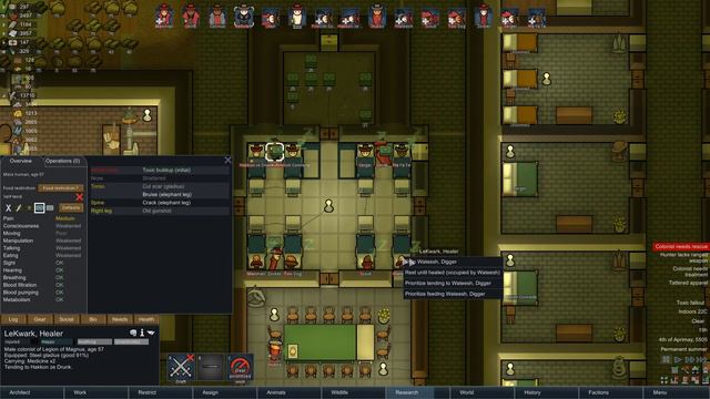 Rimworld 1.0 Vanilla No Mods | Drug Colony | Part 49 | Triage смотреть онлайн