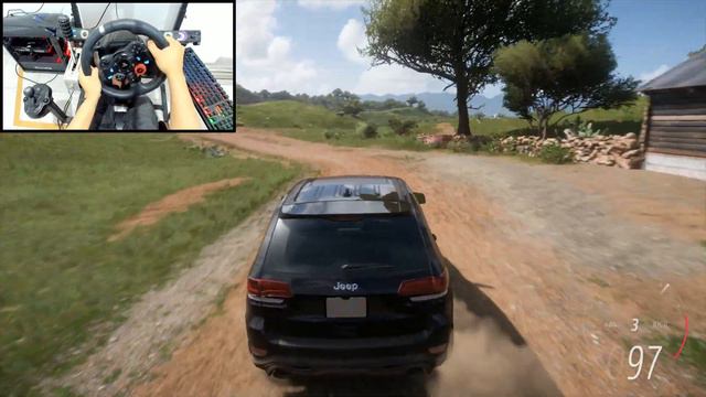 Jeep Grand Cherokee SRT Forza Horizon 5 | Logitech G29 Gameplay смотреть онлайн
