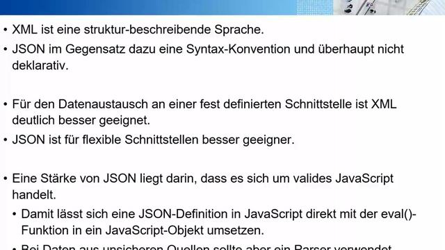 Grundlagen der Web Kommunikation: JSON смотреть онлайн