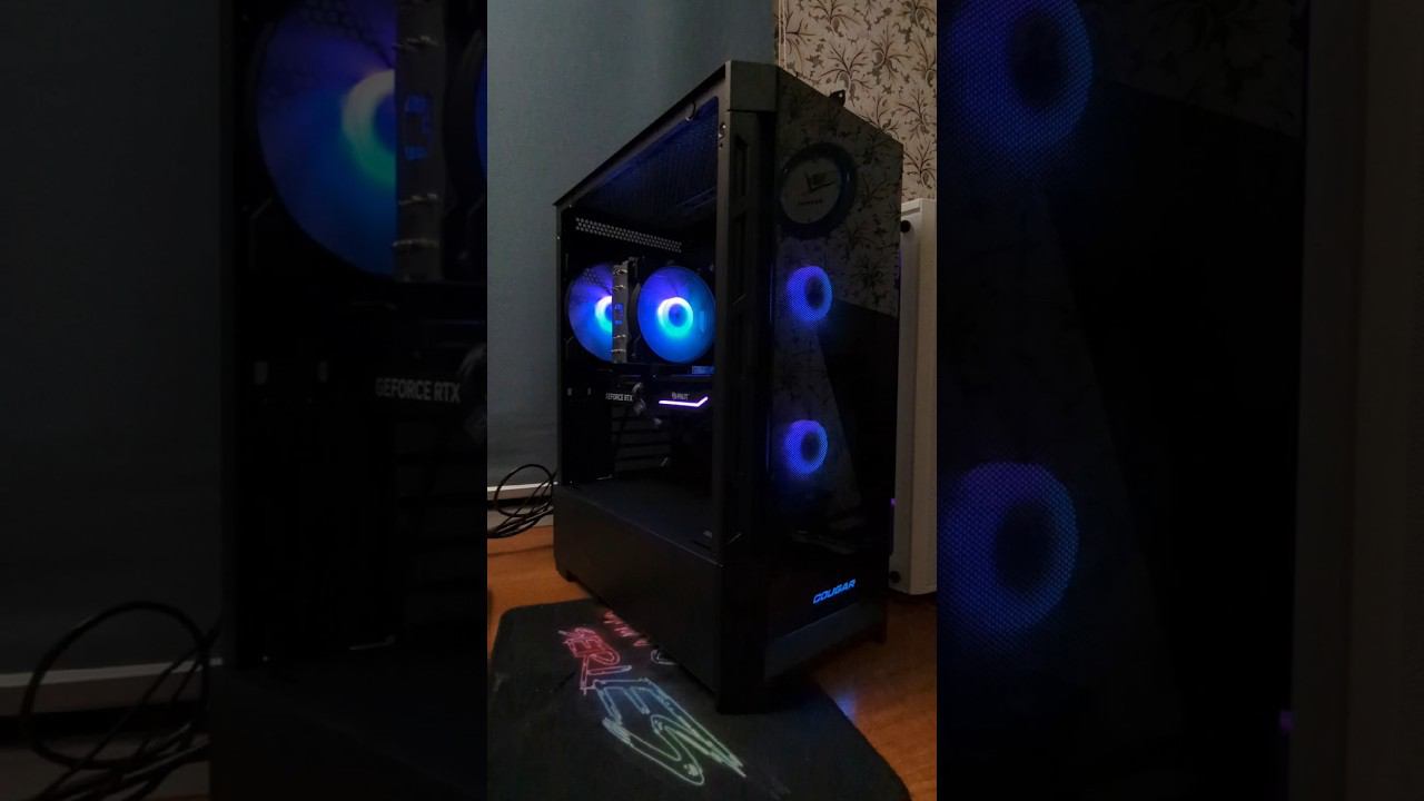 пушка-гонка в cougar duoface RGB #pcgaming #pcbuild #сборкапк #shorts смотреть онлайн