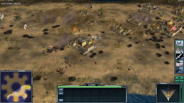 America Aircraft Carrier in Skirmish! Command and Conquer Generals Zero Hour Apocalyptic mod. смотреть онлайн