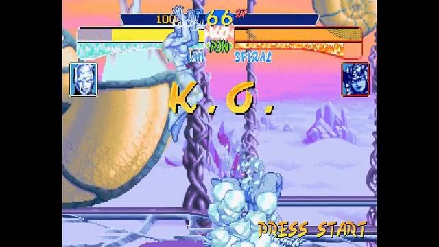 X-Men: Children of the Atom ... (PS1) Gameplay смотреть онлайн