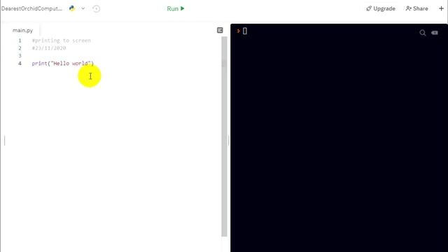01 Python Basics of Printing to Screen смотреть онлайн