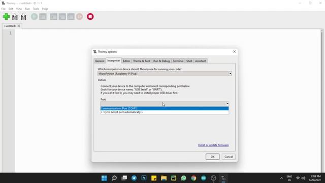 Set Thonny IDE for PICO in Tamil | KKR | #raspberryPico | #KarthikeshRobotics смотреть онлайн
