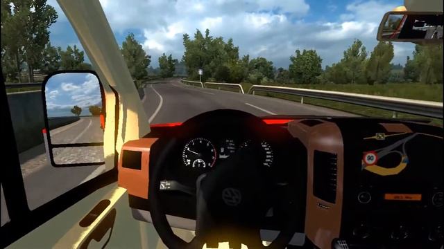 Euro Truck Simulator 2 (VW Crafter) (+Download) 1.26x & 1.27x смотреть онлайн