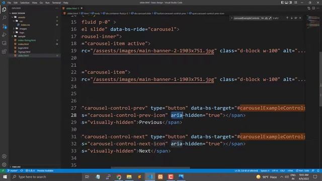 How to use Carousel in bootstrap 5 | Bootstrap 5 Slider full explanation with basic смотреть онлайн