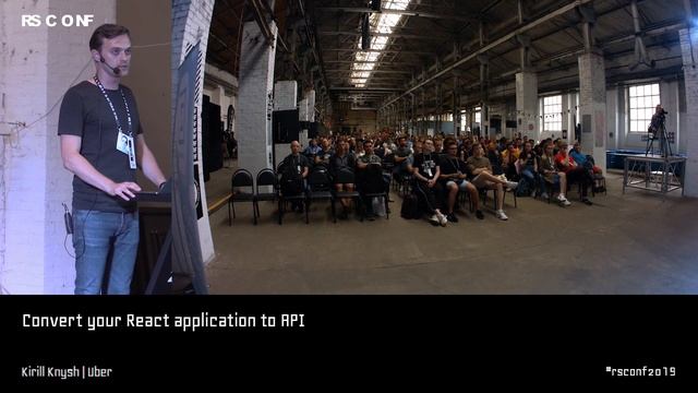 Kirill Knysh | React application as API | RSCONF 2019 смотреть онлайн