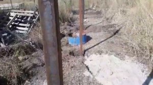 КАК ПРАВИЛЬНО УСТАНАВЛИВАТЬ СТОЛБЫ ДЛЯ ЗАБОРА ИЗ ПРОФНАСТИЛА!!!(1-часть)