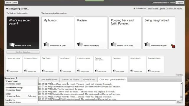 Lets always be bad people! | Cards Against Humanity | 11/22/2015 Livestream смотреть онлайн