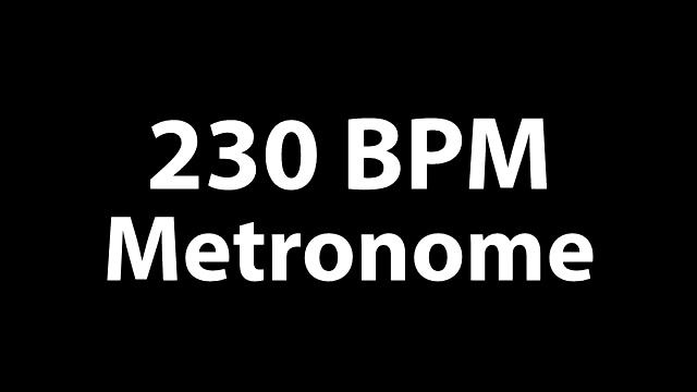 230 BPM Metronome Beat - MP3 Metronome смотреть онлайн
