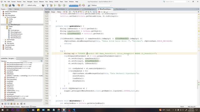 Membuat CRUD Form Menu Penerbit menggunakan JAVA dan Database MySQL | App Perpustakaan | Part 10 смотреть онлайн