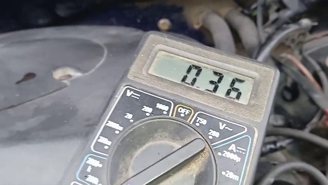 диагностика датчика температуры охлаждающей жидкости (ДТОЖ) Golf 3 1.6 AEE. смотреть онлайн