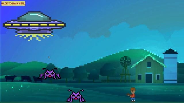 Alien Farm War gameplay - Made with Unity смотреть онлайн