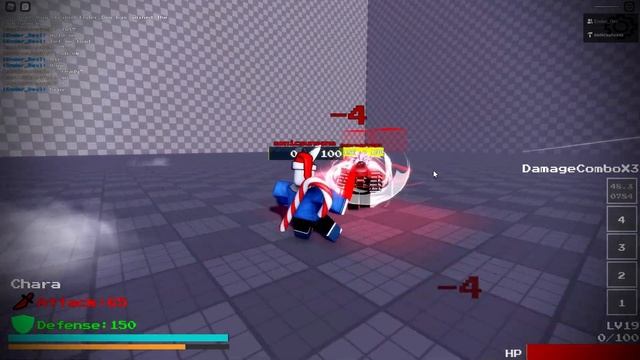 Undertale PVP Chara Test (Roblox/Studio) смотреть онлайн