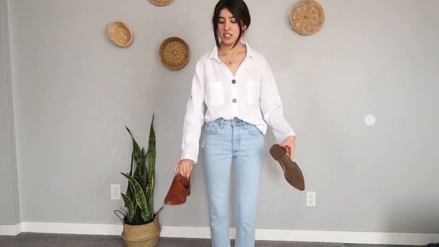 Mom Jean Outfits | Try on | MINIMALIST Style смотреть онлайн