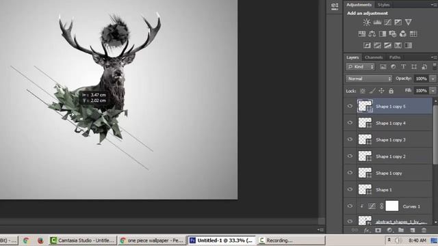 Tutorial Photoshop Cs6 "Abstract Effect" (Easy for Beginner) #18 смотреть онлайн
